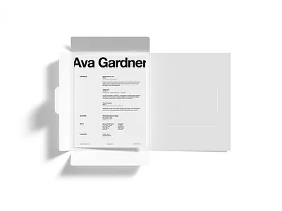Minimalist Resume design minimalism print resume resume cv