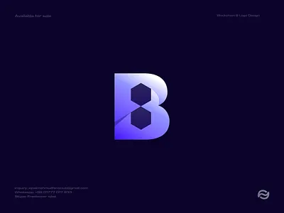 Blockchain B Logo Design app icon b letter logo b logo blockchain logo branding business logo company logo design gradient logo layer logo letter logo logo logo design logo designer logo mark modern logo monogram symbol trendy logo vector