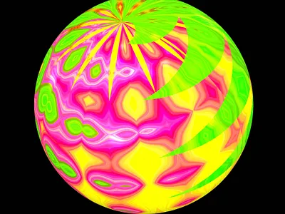 Psychedelic Balls ball graphicart graphicdesign marble photoshop psychedelic universe