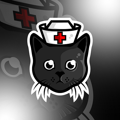 Medical Cat mascot Logo branding cat clean design esports flat gaminglogo illustration illustrator mascot logo mascot logo design ui