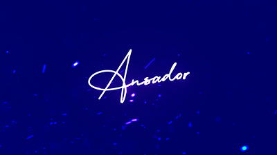 Ansador Logo Reveal 2d art animation branding character design graphic graphic design illustration logo logoanimation motion motion graphics motiongraphics neon reveal sign signature typography ux vector