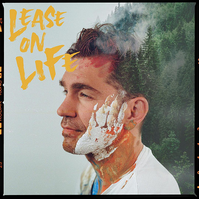Andy Grammer - Lease On Life album cover andy grammer art direction compositing cover art design graphic design illustration retouching