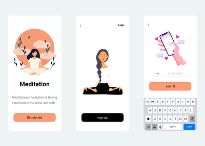 Meditation figmadesign uiux