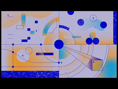 Writer 02 collage design geometry illustration layout pattern texture type