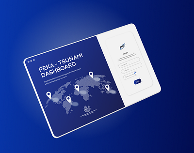 Login UI for Artificial Intelligence Peka Tsunami BPPT artificialintelligence branding design earthquake login design uidesign web web design website