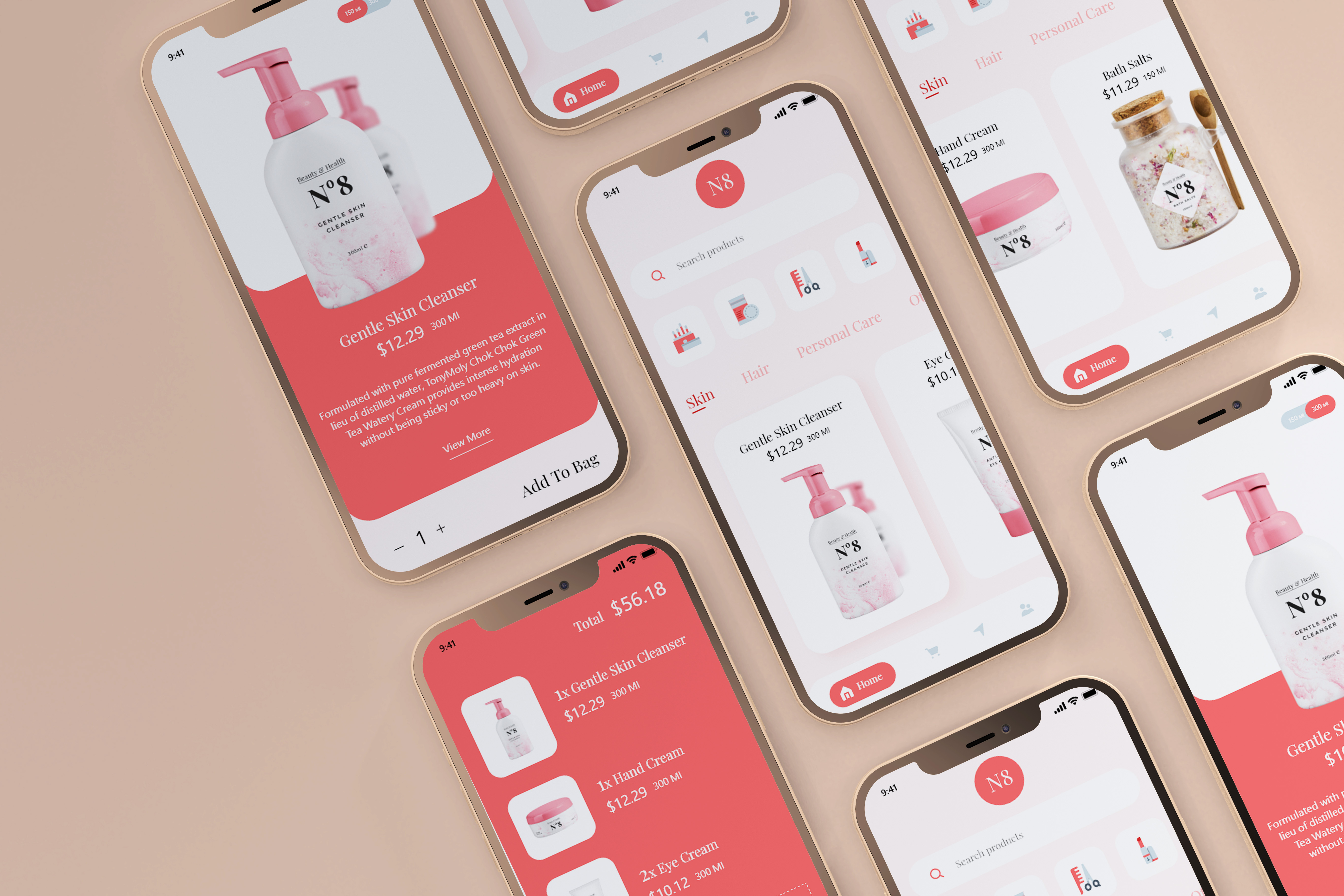 Example of Ecommerce app UI Design