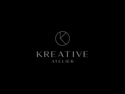 Kreative branding dark design logo typography voila voilastudio