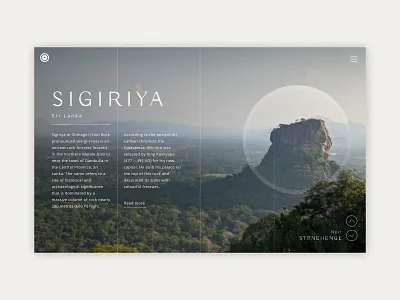 Sigiriya ancient asia cultural destination heritage historic historical history product card sigiriya sri lanka srilanka srilankan travel travelling ui design uidesign website concept