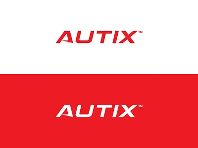 Branding / Logo :: AUTIX™ a logo autix auto automotive branding logo red