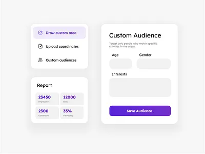 Geofencing Tool Static Website Illustration Components design geofence geofencing illustration marketing ui ui ux uiux ux vector web web ui