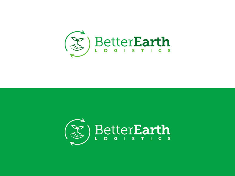 Branding / Logo :: Better Earth Logistics branding compost composting food green logo recycle recycling sustainable