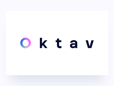 Logo Design: Oktav brand brand design brand identity branding branding design gradient gradient logo logo logo design logo design concept logo designer logo designs logodesign logos logosai logoset logotype o letter logo typogaphy typography logo