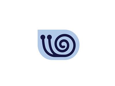 Snail - Logo flat line linear logo minimalist snail swirl vector