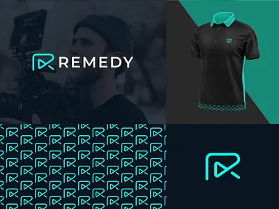 Remedy - video production brand identity branding graphic design logo logo branding logo design logo design branding logo designer logo icon logo inspiration logo inspire logo insporation logo maker logo mark logodesign logos logotype minimal monogram r logo
