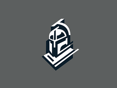 Cyber Knight - Logo armor cyberpunk digital flat future helmet knight logo portrait vector warrior