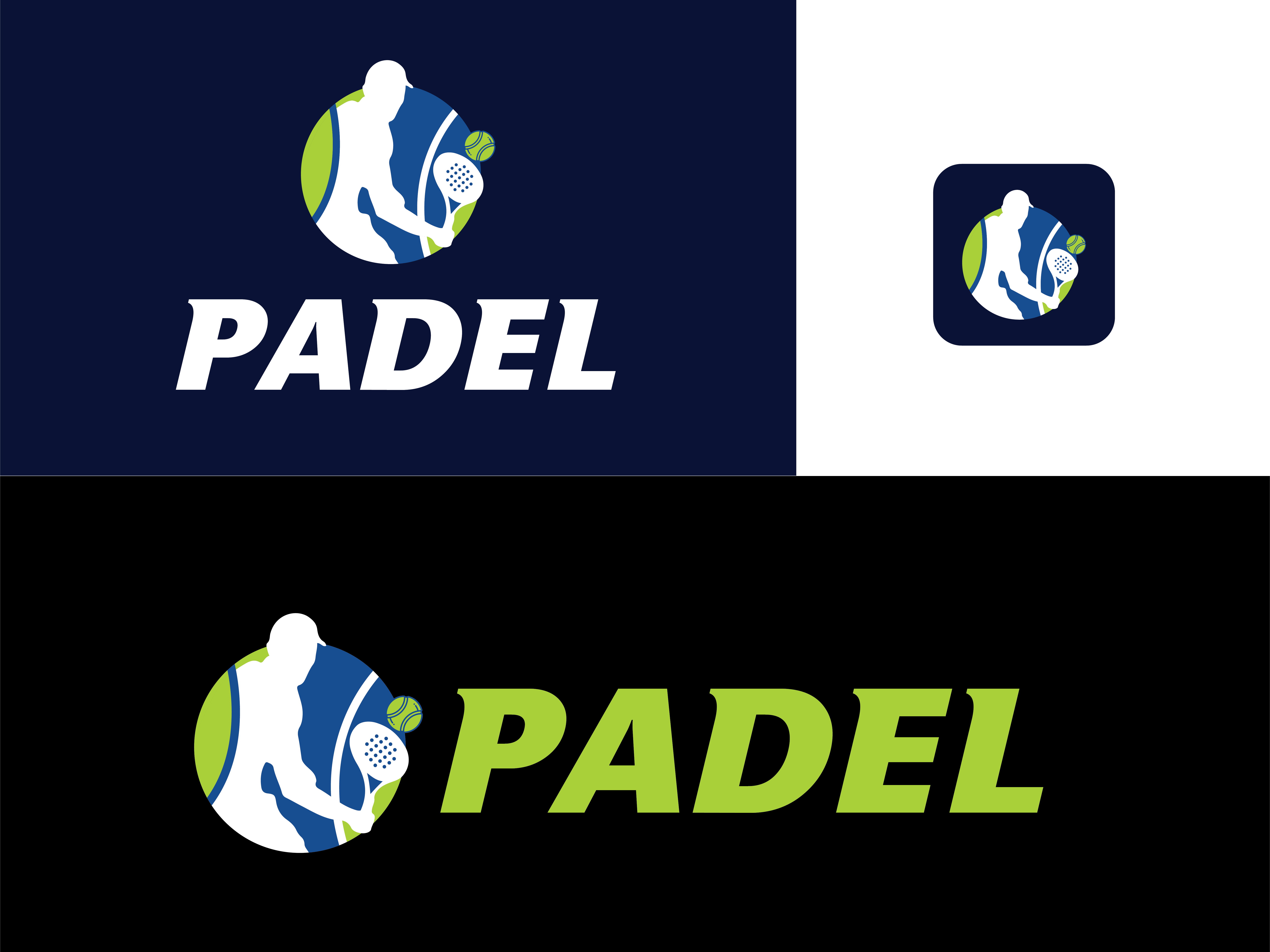Example of Padel Racket Logo Design 