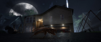 "Cockroach scene 3D animation" CGA Belgrade 3d animation 3d art 3d modeling cgi vfx