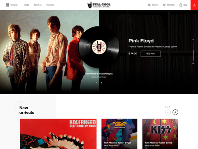 STILL COOL design dribbble ecommerce music ui ux unique logo vinyl webdesign website