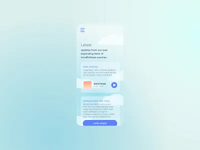 094 #DailyUI News app design dailyui dailyuichallenge design illustration illustration digital meditation mindfullness ui ui design ux
