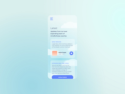 094 #DailyUI News app design dailyui dailyuichallenge design illustration illustration digital meditation mindfullness ui ui design ux