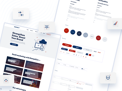 🚀 Rampiq — marketing agency agency american american style design ideas marketing seo ui ui ux ui design uidesign uiux ux ux ui ux design uxdesign uxui web webdesign website