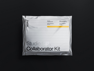 28K Collaborator Kit branding design logo packaging