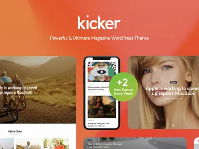 Kicker - Multipurpose Blog Magazine WordPress Theme blog blog wordpress theme booking web design web development webdesign wordpress wordpress blog wordpress theme wordpress themes