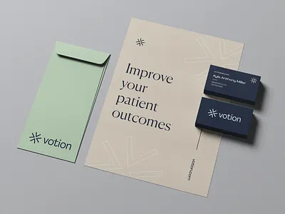 Votion Stationery b2b brand brand design brand designer brand guide brand identity branding health illustration logo logo designer modern sales startup stationery tech