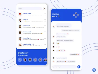 Group discussion app design chat chat app chatting discussion group group chat