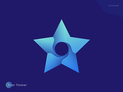 Star flower 3d abstract app icon branding clean logo creative gradient illustration logo logo 2021 logo design logo designer logotype mark minimalist modern startup tech logo trendy logo vector