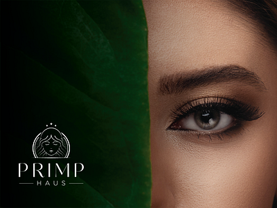 Primp Haus beauty branding esthetician logo logo design visual identity