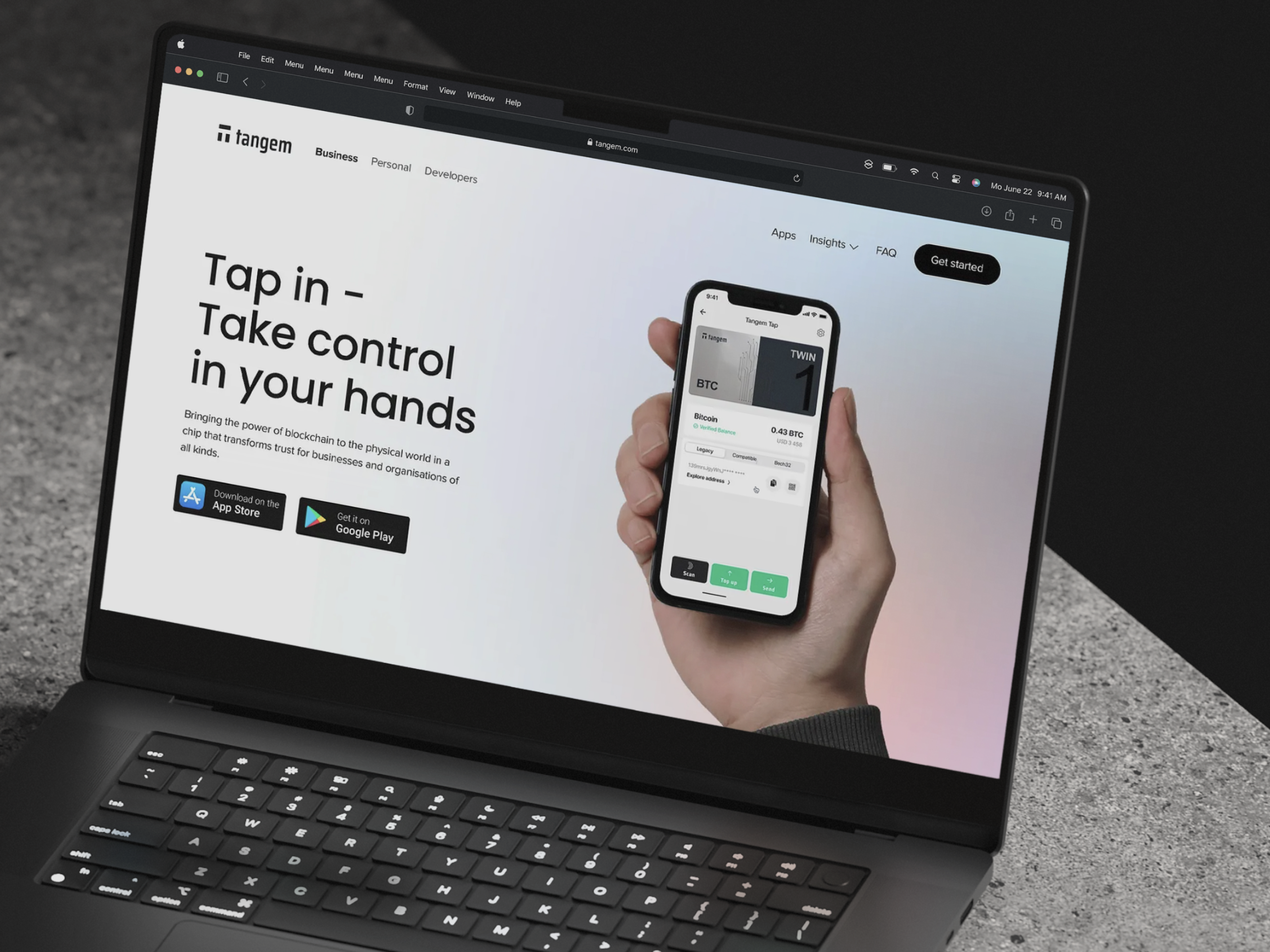 Tangem: Website bitcoin bitcoin wallet branding clean crypto wallet cryptocurrency design hardware wallet hero section minimal ui user experience user interface ux