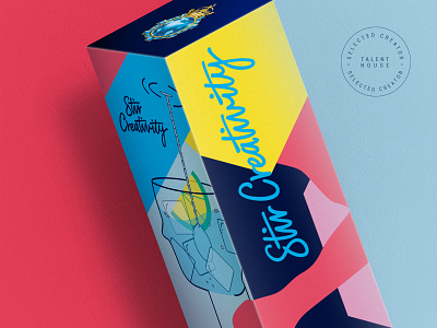 Packaging Design for Bombay Sapphire Gin cocktail colors design gin graphic design packaging tall box toast vector