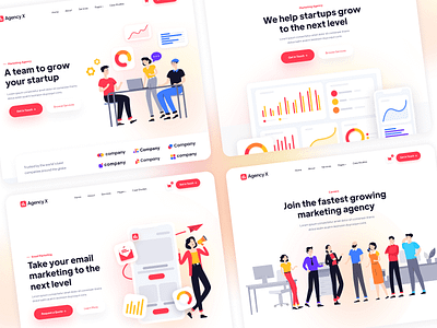 All Pages - Agency X | Marketing Agencies Webflow Template agencies agency freelancer home homepage landing landing page landingpage marketing studio template web design webdesign webflow website