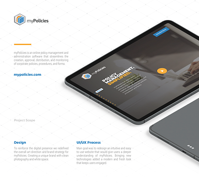 myPolicies Website product design ui uiux ux web design