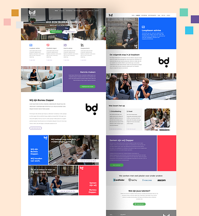 Bureau Dapper - Redesign website branding design graphic design minimal redesign typography ui ux web webdesign website