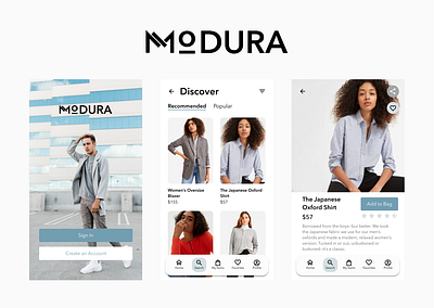 Modura App design designlab product ui user interface ux