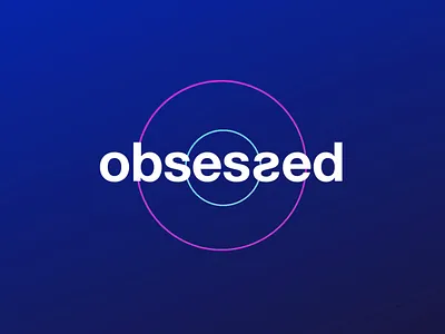 Obsessed Marketing branding calgary design flat illustration logo minimal type