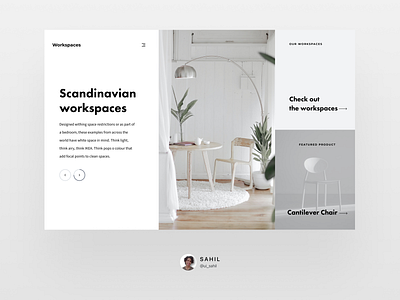 Workspace Web UI design designinspiration furniture app furniture design furniture store furniture website minimal ui ux uxdesign web design website design workspace workspaces