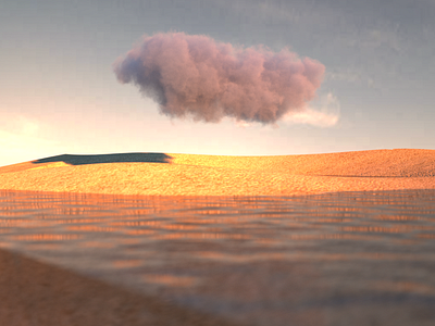 Cloud 3d blender3d octane