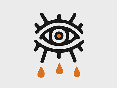 Crying Third Eye cosmic cry eye eyeball illustration sad third eye