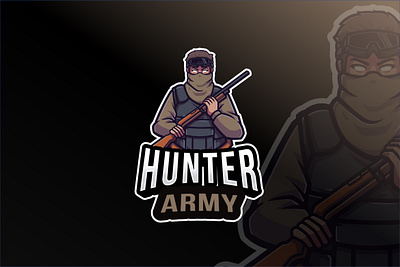 Hunter Army Logo Template mercenaries