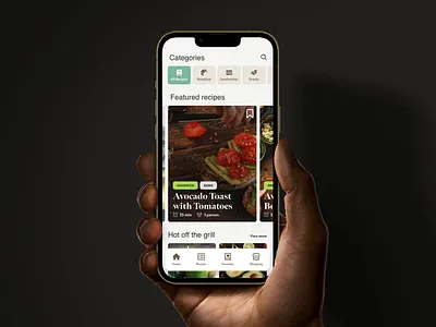 Freebie 22: Recipes Experience adobe xd cooking food freebie recipe recipes ui design video