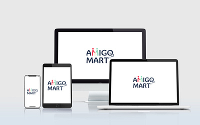 Online Business Logo 3d app art brand branding business clean clear clothes concept design flat icon identity illustration logo minimal mockup online simple