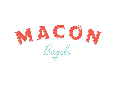 Macon Bagels bagels branding design illustration logo logo design vector