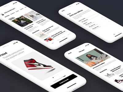 Sneaker App Marketing adidas originals branding branding design feed goat hype jordan logo nike nike shoes onboarding sneaker stockx ui uiux