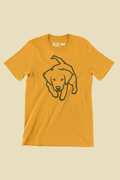 Golden Puppy T-Shirt dogs golden retriever illustration puppy t shirt tshirt