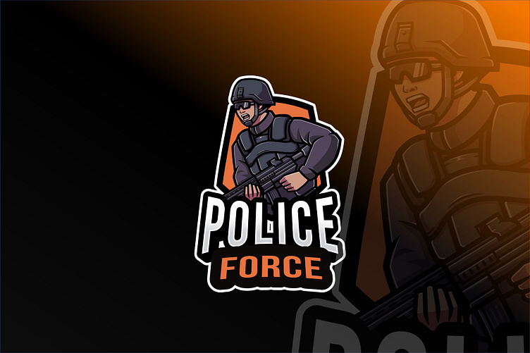 Police Force Logo Template by ianmikraz on Dribbble