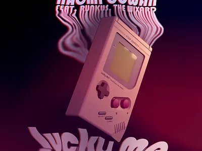 3D Gameboy Cover Art 3d art 3d artist 3d modeling cover art gameboy