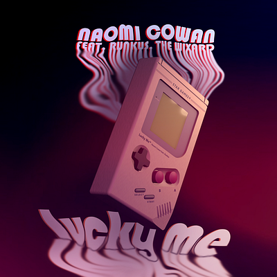 3D Gameboy Cover Art 3d art 3d artist 3d modeling cover art gameboy